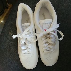 Reebok Classic sneakers, women's, white, size 5